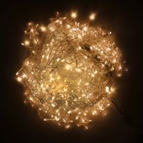 Cascata com Emenda de Estrelas Newpro 200 Leds Branco Suave