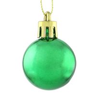 Bola de Natal Brilhante Verde Powner 3cm