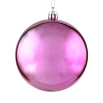 Bola de Natal Brilhante Rose Powner 7cm