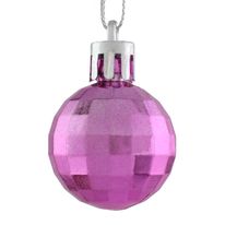 Bola de Natal Facetada Rose Powner 3cm