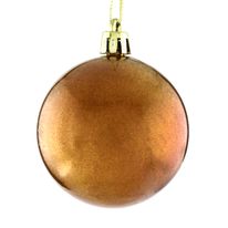 Conjunto Bola de Natal Perolado Dourada Powner 6cm com 4 peças