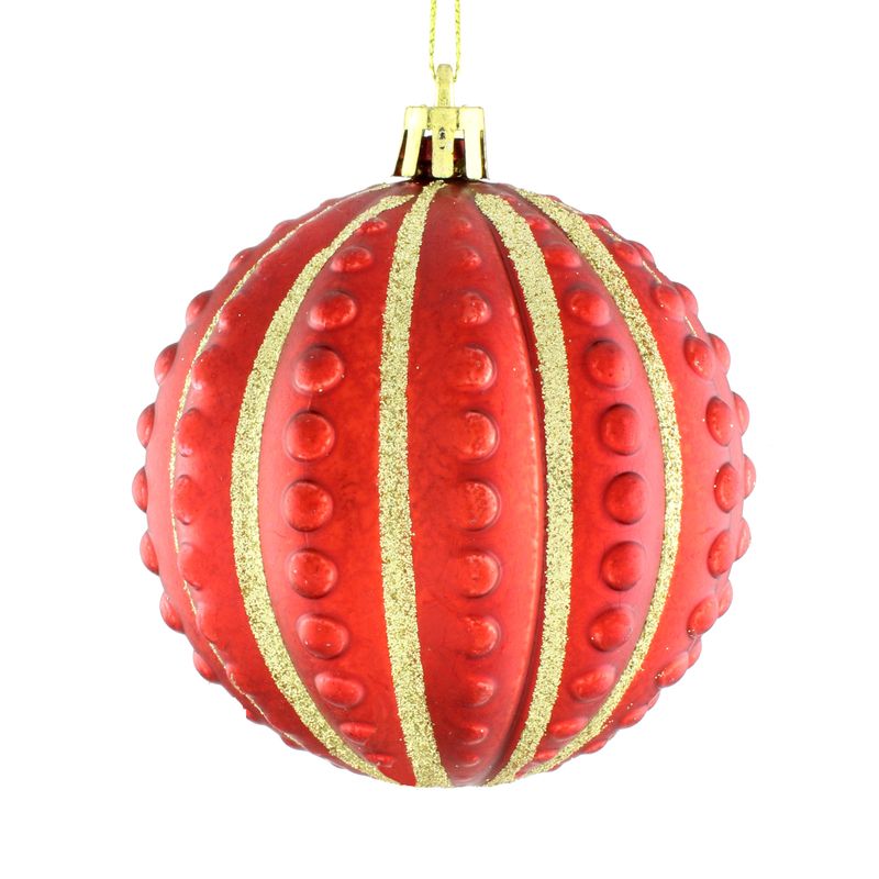 ConjuntoBoladeNatalVermelhaeDouradaPowner8cmcom8pecas-163285