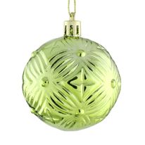 Conjunto Bola de Natal Vermelha e Dourada Powner 6cm 8 peças