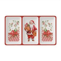 Petisqueira de Melamina Natal Magizi 31cm x 16cm