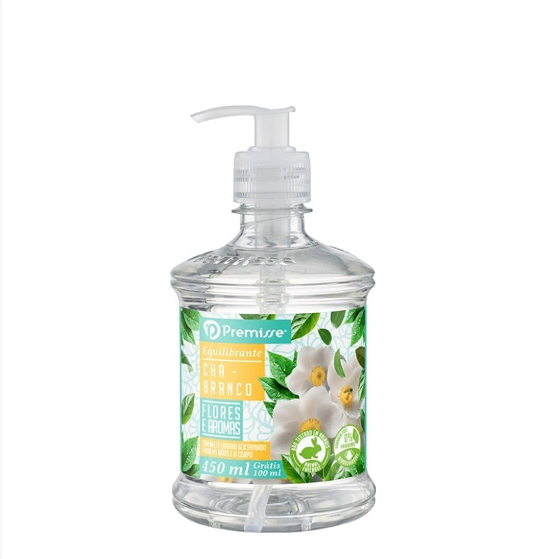 SaboneteLiquidodeChaBrancoPremisse450ml-163350