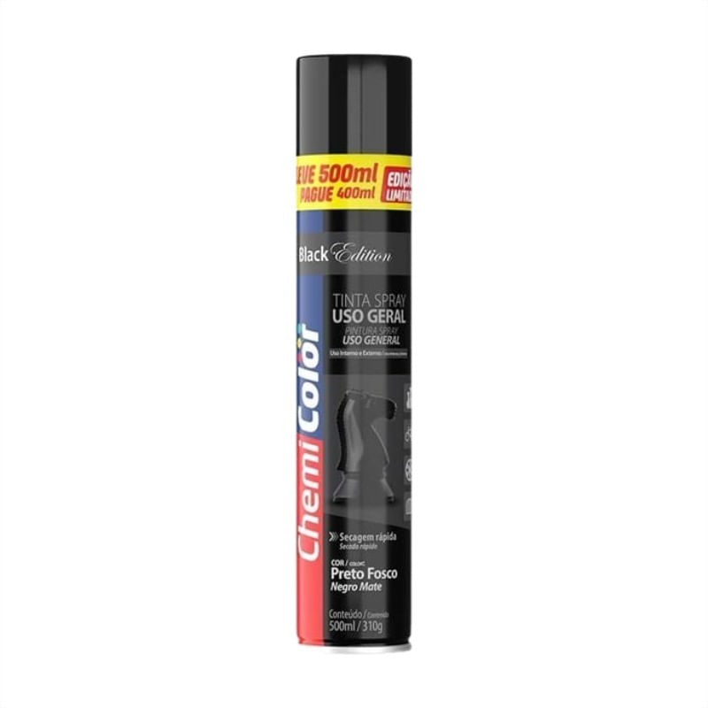 TintaemSprayPretoFoscoChemicolor500ml-163348