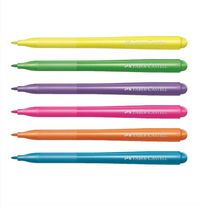 Canetinha Hidrográfica Vai e Vem Neon Faber Castell 6 cores