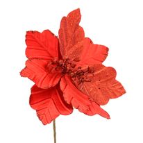 Flor Magnolia Vermelha Powner 22cm