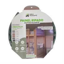 Painel Ripado Grafite Meu Rodapé 2,5m