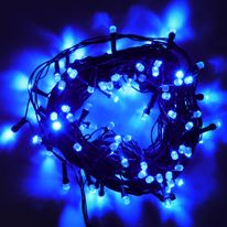 Pisca 100 Leds Hexa Newpro Azul