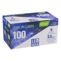 Pisca 100 Leds Hexa Newpro Azul