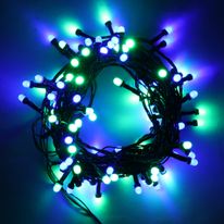 Pisca 100 Leds Double Newpro Azul e Verde