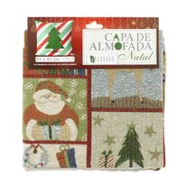 Capa de Almofada Natalina Jacquard 43cm x 43cm