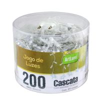 Cascata com Emenda Newpro 200 Leds Branca