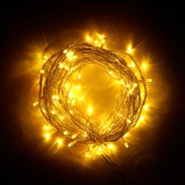 Pisca 100 Leds com Emenda Hexa Newpro Amarelo