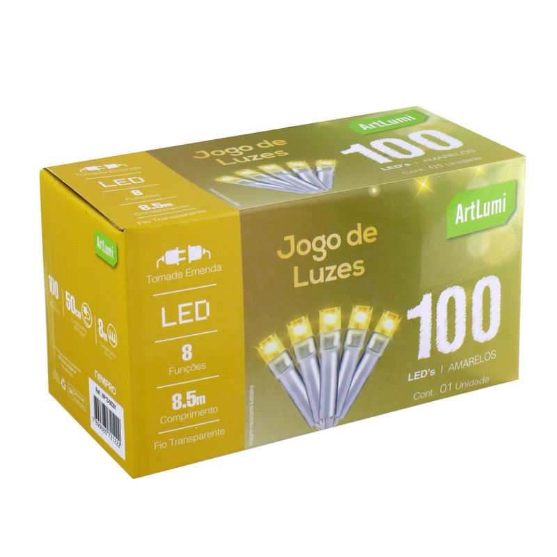 Pisca100LedscomEmendaHexaNewproAmarelo-163958