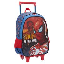 Mochila com Rodinhas Homem Aranha Xeryus 16"