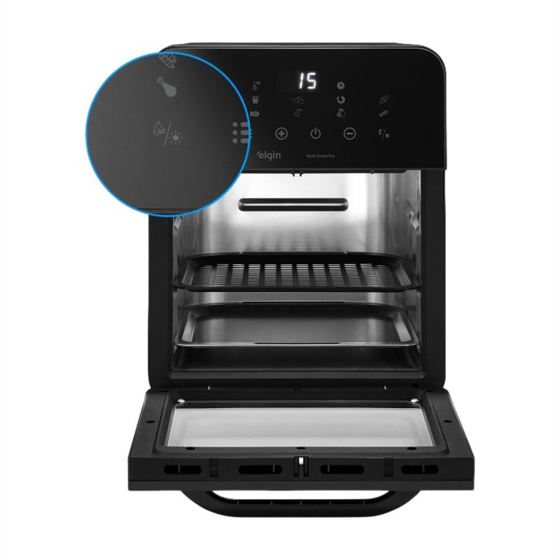 FritadeiraeFornoStyleOvenFry3em1Elgin10L1400W127V-164095