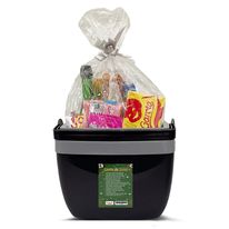 Cesta de Natal com Caixa Térmica Preta 12L com 16 itens