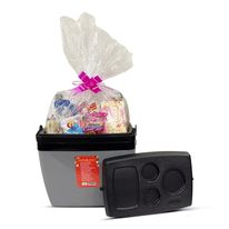 Cesta de Natal com Caixa Térmica Cinza 26L com 25 itens