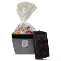 Cesta de Natal com Caixa Térmica Preta 34L com 33 Itens