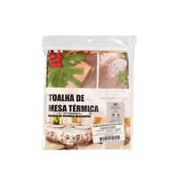 Toalha Plástica Térmica de Mesa Enfeites Natal STD 1,40m x 1,80m