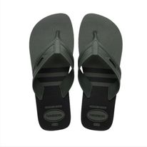 Sandália City Basic Verde Oliva e Preto Havaianas