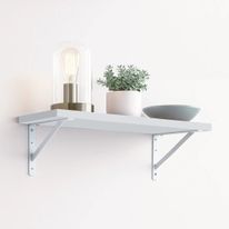 Suporte para Prateleira Forte Álamo Branco 20cm