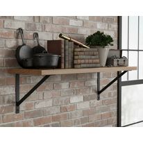 Suporte para Prateleira Reforçado Álamo Preto 30cm