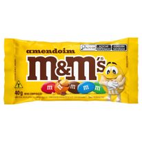 Chocolate M&MS com Amendoim Effem 40g