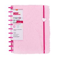 Caderno Capa Dura Espiral Disco Plush BRW 80 folhas