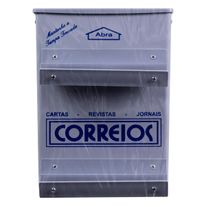 Caixa de Correio de PVC para Grade Zolde Cinza