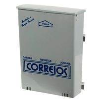 Caixa de Correio de PVC para Parede Zolde Cinza