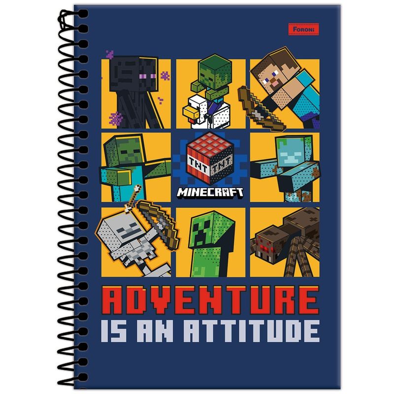 CadernoEspiralCapaDuraForoniMinecraft80folhas-165168
