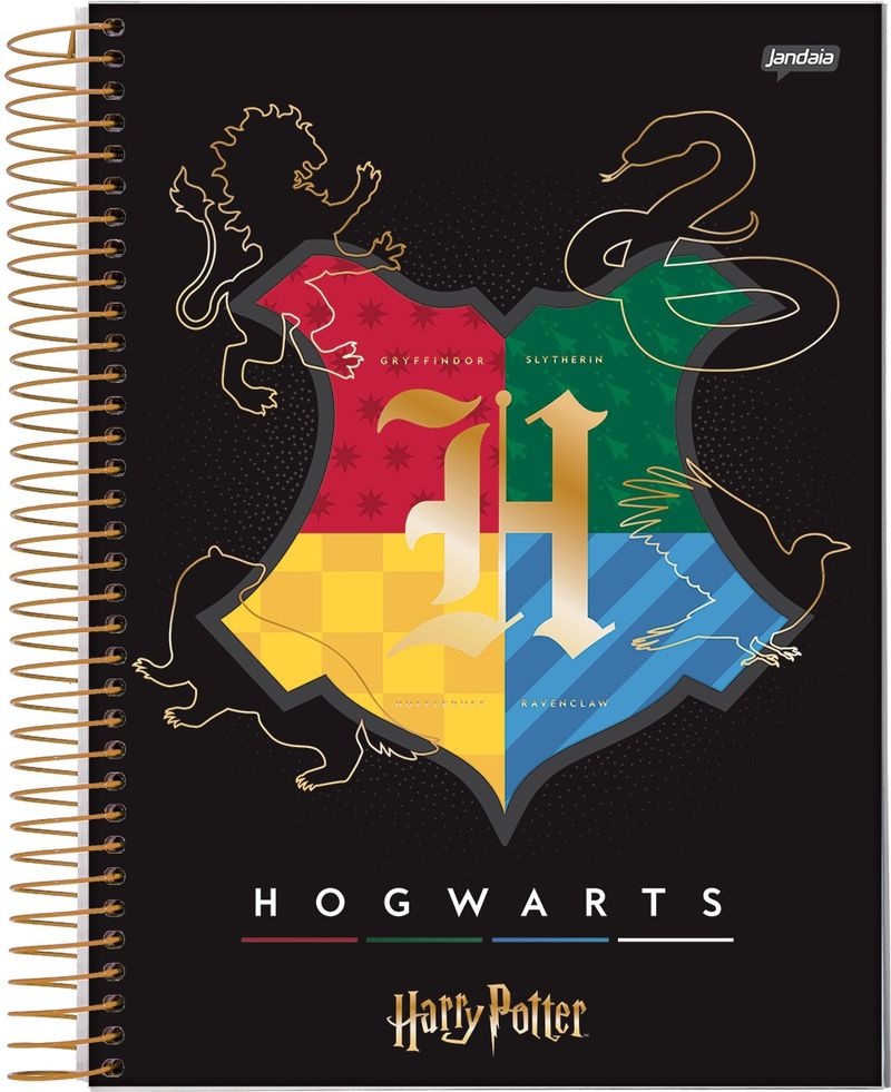 CadernoCapaDuraEspiralHarryPotterJandaia1x196folhas-165200