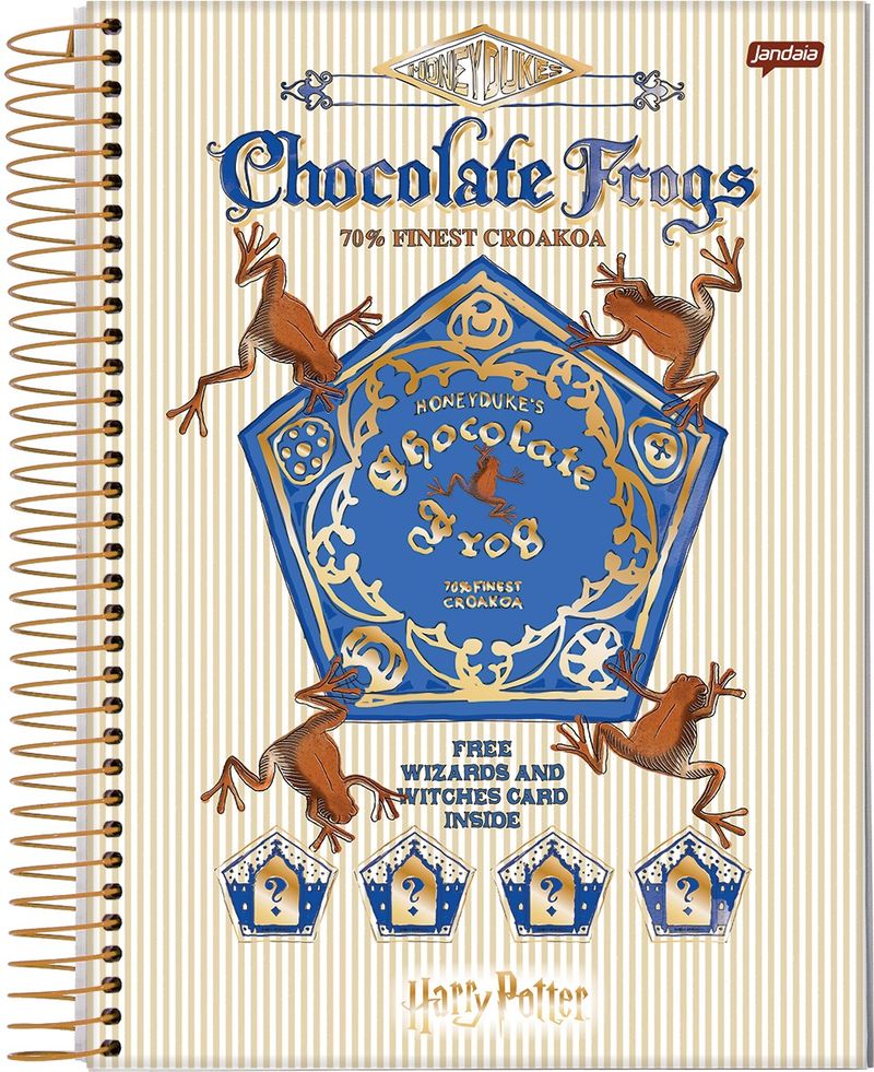 CadernoCapaDuraEspiralHarryPotterJandaia1x196folhas-165202
