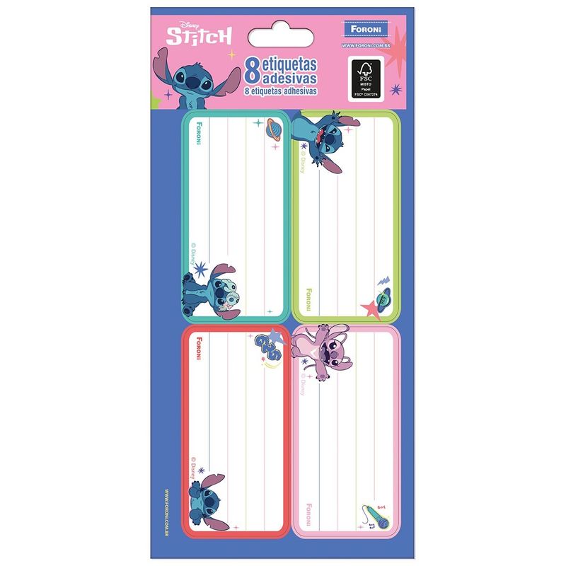 EtiquetaEscolarStitchForonicom8Unidades-165397