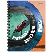 Caderno Espiral Capa Dura Sortido Foroni Freeway 160 folhas