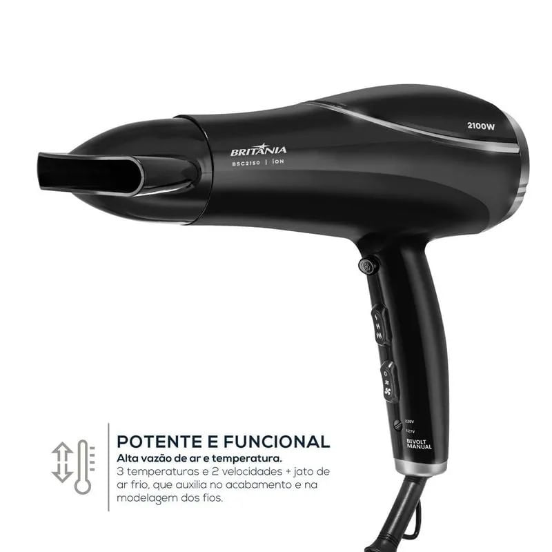 SecadordeCabeloBS2158Britania2100WBivolt-165369