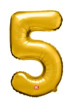 BalaoMetalizadoNº5Dourado40cmSaoRoque-150277