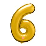 BalaoMetalizadoNº6Dourado40cmSaoRoque-150278