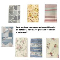 Jogo de Cama Queen Andreza Estampado Sortido 3 peças