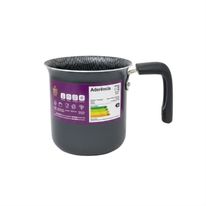 Fervedor em Alumínio Antiaderente Multiflon Gourmet Preto 800ml