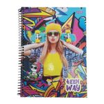 CadernoCapaDuraEspiralTeenwayJandaia1x196folhas-165585
