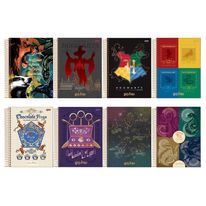 Caderno Capa Dura Espiral Harry Potter Sortido Jandaia 10x1 200 folhas