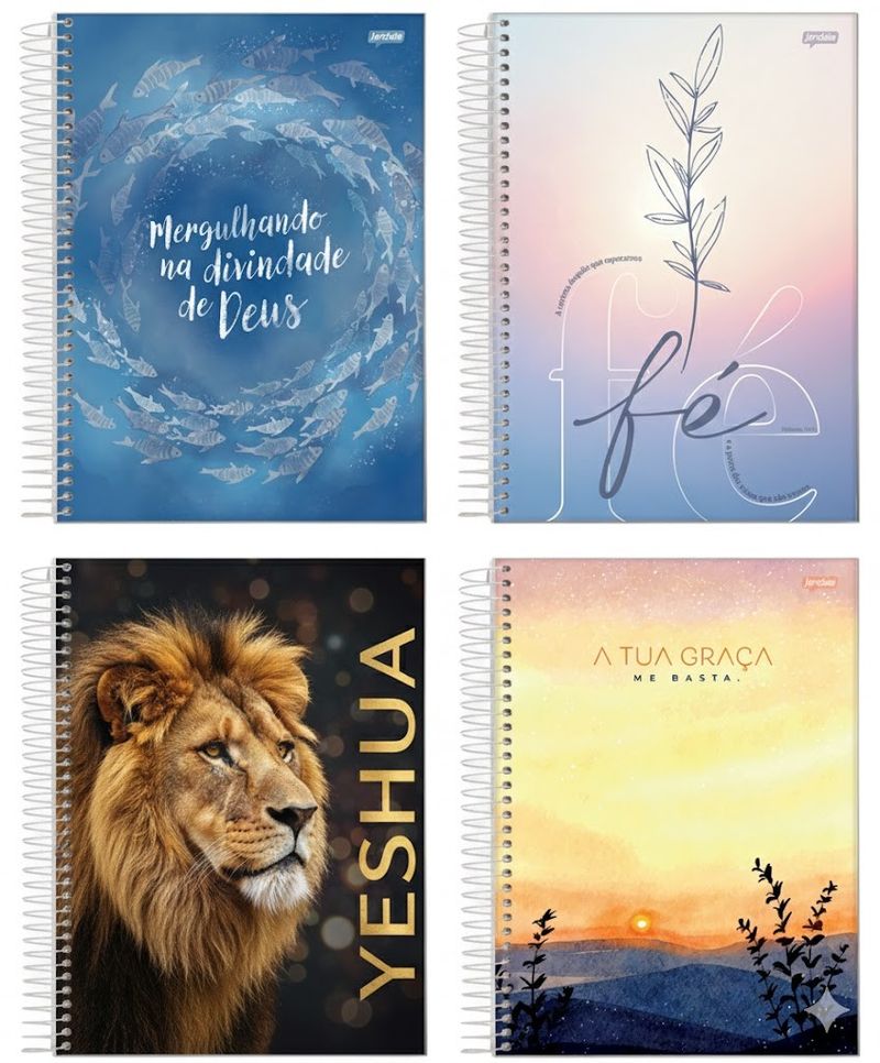 CadernoCapaDuraEspiralBelieveSortidoJandaia1x180folhasCadernoCapaDuraEspiralBelieveSortidoJandaia1x180folhas-165607