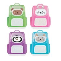 Apontador Duplo com Depósito e Borracha Mochilinha Sortida Tris