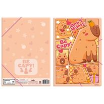 Pasta Escolar com Aba Capivara Laranja Dello