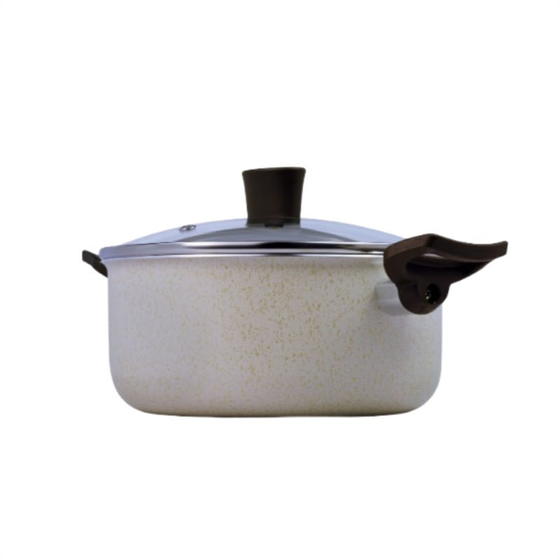 CacarolaemAluminioAntiaderenteEkoBegeMultiflon24cm-166076