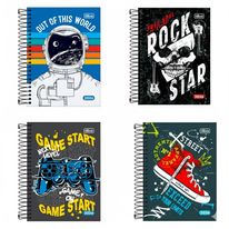 Agenda Espiral Anual Pepper Masculina Sortida Tilibra